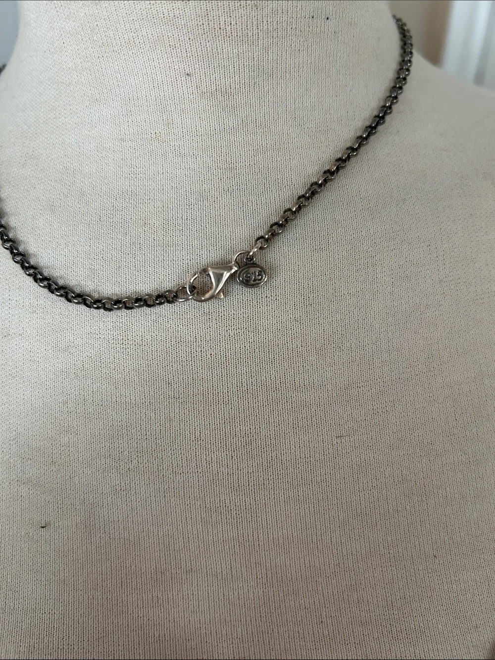 Silpada Sterling Disc Charm Necklace - Picture 3 of 7